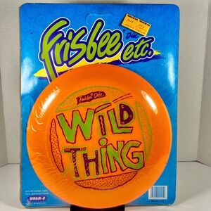 Vintage 90's WHAM-O Frisbee "Wild Thing"‎ Flying Disc Model 1152  NEW SEALED